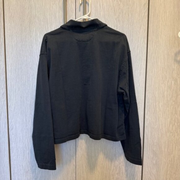 Vuori Mackenzie Rugby Polo in Washed Black, Size XL - Picture 4 of 7